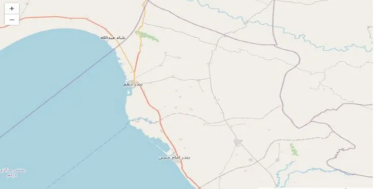 دانلود نقشه شهرستان دیلم + pdf با کیفیت بالا