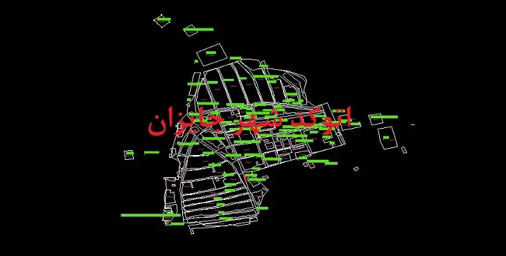دانلود نقشه اتوکد شهر جایزان