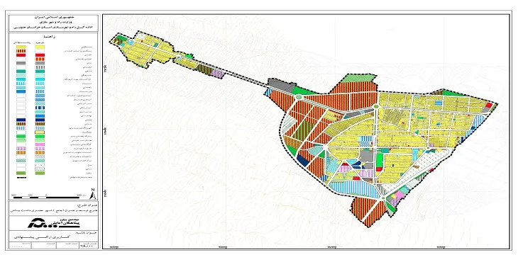 دانلود طرح جامع شهر خضری دشت بیاض سال 91+آلبوم نقشه ها
