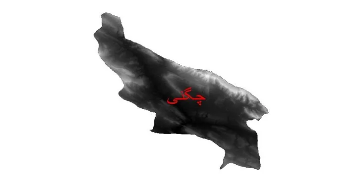 دانلود نقشه دم (DEM) شهرستان چگنی | دقت 30 متر