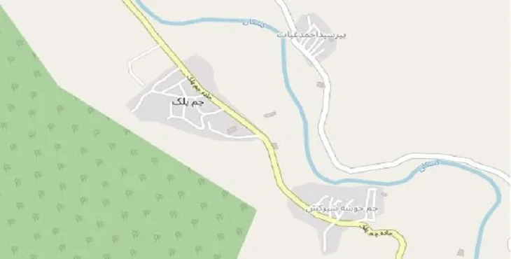 دانلود نقشه شهر چم پلک + pdf با کیفیت بالا