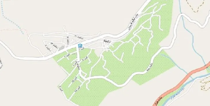 دانلود نقشه شهر رینه + pdf با کیفیت بالا