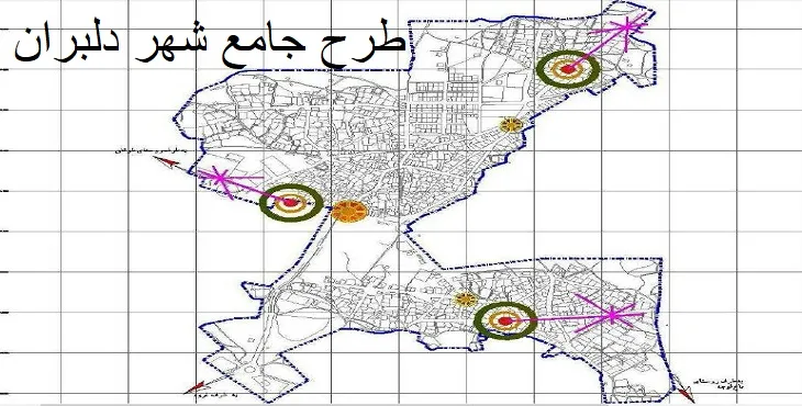 دانلود طرح جامع-تفصیلی شهر دلبران سال 91