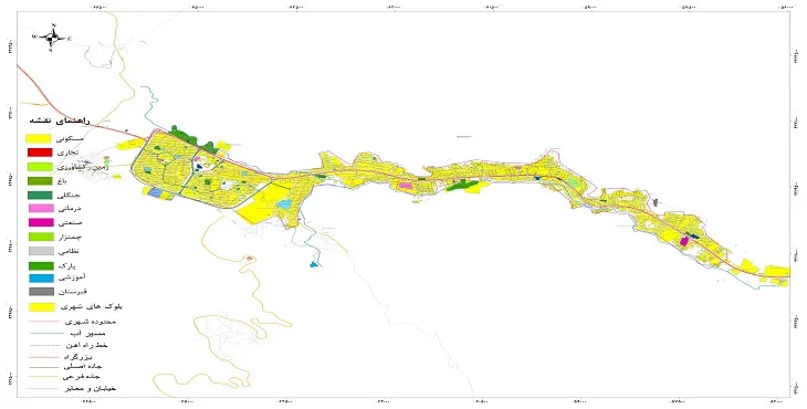 جدیدترین نقشه شهر ماکو | قابل چاپ + کیفیت بالا