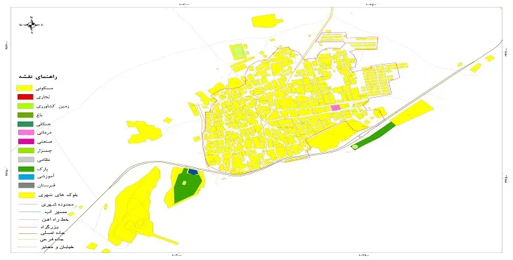 نقشه شیپ فایل (GIS) شهر سوزا 1405 + عکس با کیفیت