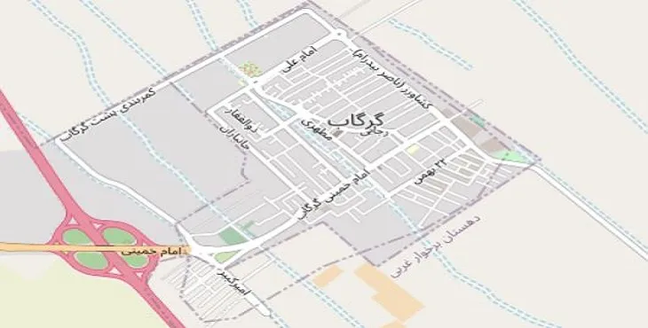 دانلود نقشه شهر گرگاب + pdf با کیفیت بالا