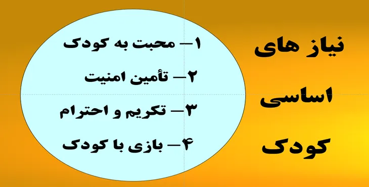 دانلود پاورپوینت نیاز های اساسي کودکان