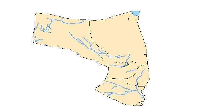 دانلود نقشه های شیپ فایل شهرستان گلشن + کاملترین لایه GIS