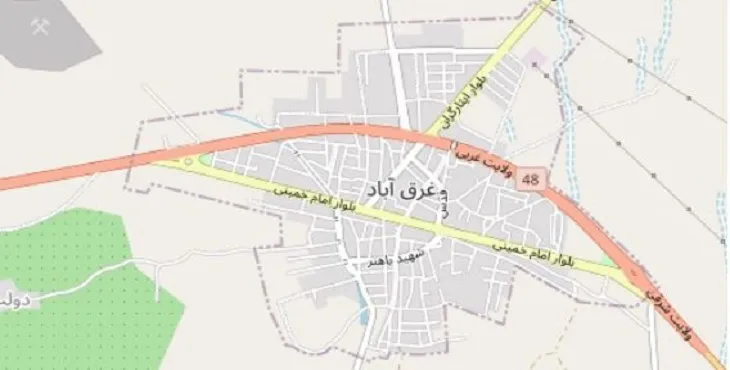 دانلود نقشه شهر غرق آباد + pdf با کیفیت بالا