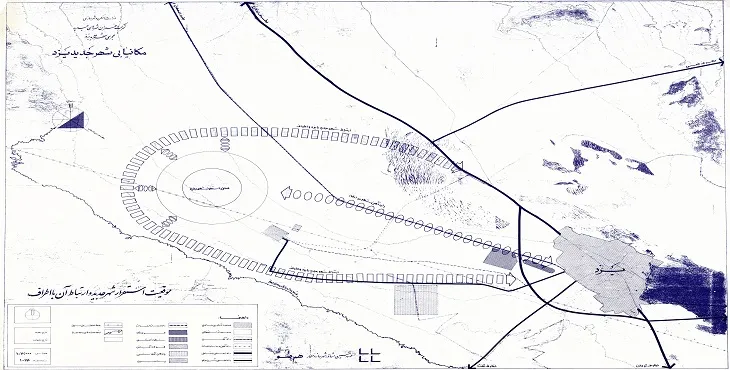 دانلود آلبوم نقشه های طرح مکانیابی شهر جدید یزد