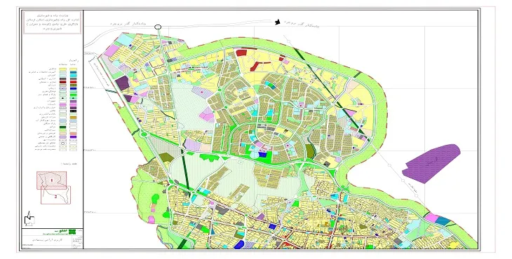 دانلود نقشه کاربری اراضی شهر بروجرد | وضع موجود+پیشنهادی