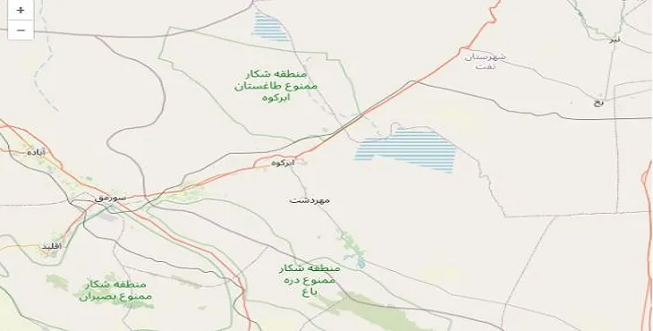 دانلود نقشه شهرستان ابرکوه + pdf با کیفیت بالا