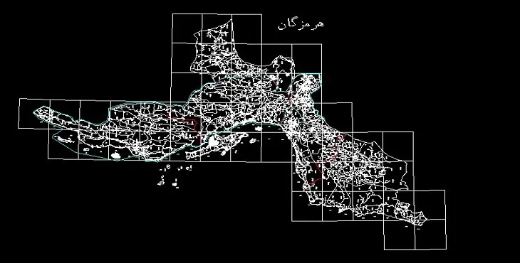 دانلود نقشه اتوکد استان هرمزگان