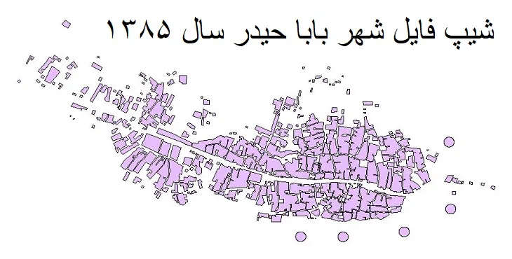 دانلود شیپ فایل بلوک آماری شهر باباحیدر