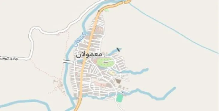 دانلود نقشه شهر معمولان + pdf با کیفیت بالا