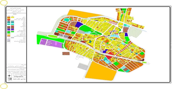 دانلود نقشه کاربری اراضی شهر نصرآباد | وضع موجود+پیشنهادی