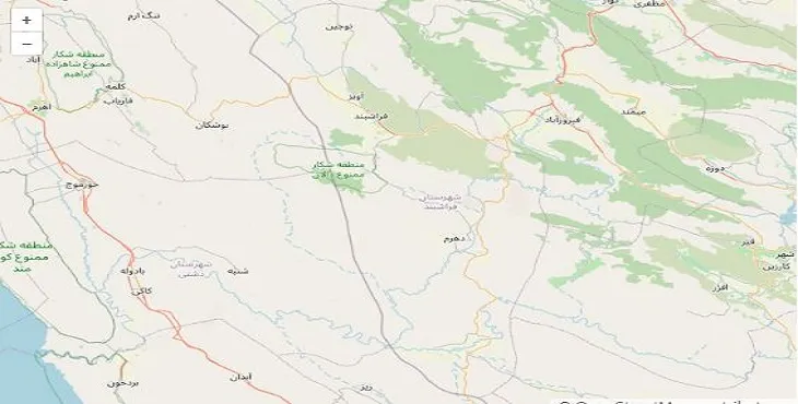 دانلود نقشه شهرستان فراشبند + pdf با کیفیت بالا