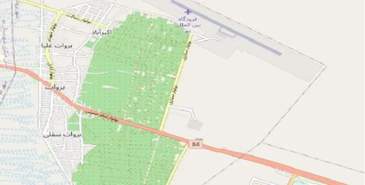 دانلود نقشه شهر بروات + pdf با کیفیت بالا