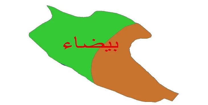 نقشه شیپ‌ فایل اقلیم‌شناسی شهرستان بیضاء + 7 لایه اقلیمی