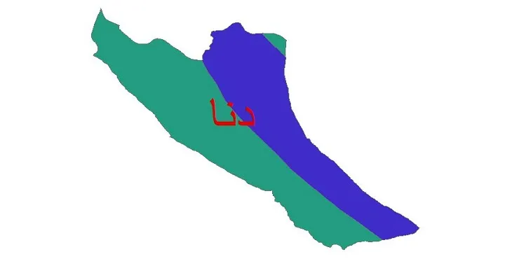 نقشه شیپ‌ فایل اقلیم‌شناسی شهرستان دنا + 7 لایه اقلیمی