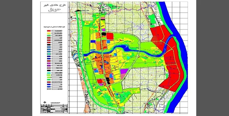  دانلود نقشه کاربری اراضی طرح هادی شهر حویق