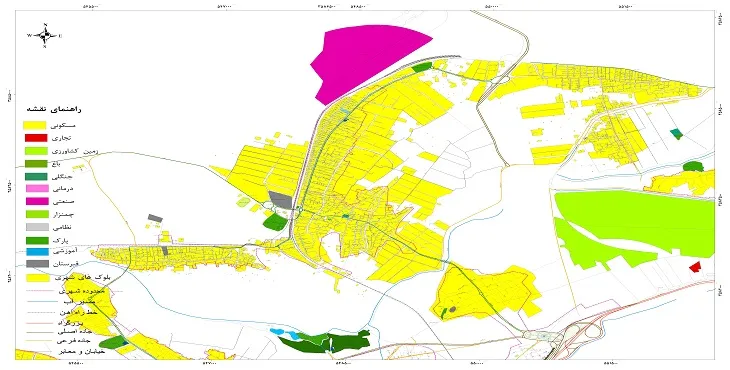 نقشه شیپ فایل (GIS) شهر دیزیچه سال 1404 + عکس با کیفیت