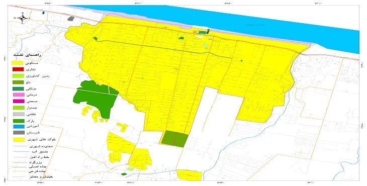نقشه شیپ فایل (GIS) سلمان شهر 1405 + عکس با کیفیت