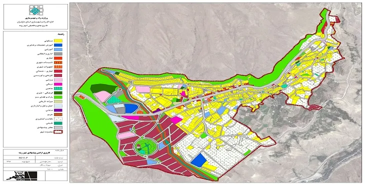 دانلود طرح جامع-تفصیلی شهر رینه سال 95+آلبوم نقشه ها