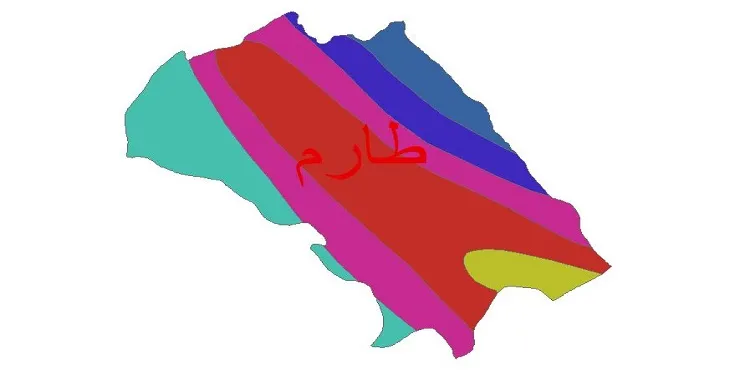 نقشه شیپ‌ فایل اقلیم‌شناسی شهرستان طارم + 7 لایه اقلیمی