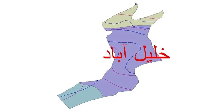 نقشه شیپ‌ فایل اقلیم‌شناسی شهرستان خلیل آباد + 7 لایه اقلیمی