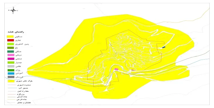 جدیدترین نقشه شهر ماسوله | قابل چاپ + کیفیت بالا