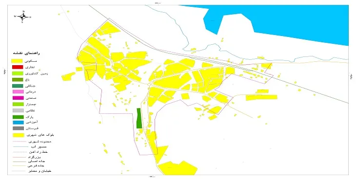 نقشه شیپ فایل (GIS) شهر سیلوانه 1404 + عکس با کیفیت