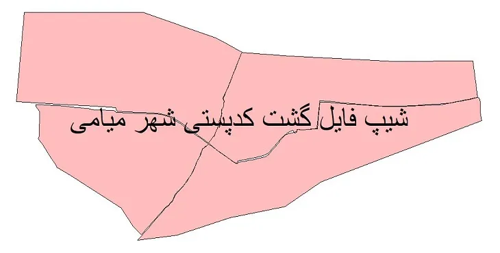 دانلود نقشه شیپ فایل کدپستی شهر میامی