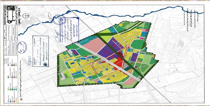 دانلود آلبوم نقشه های طرح جامع شهر چهاردانگه