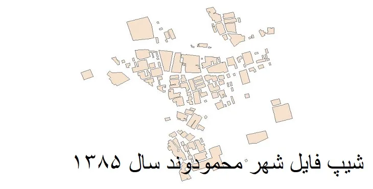 دانلود شیپ فایل بلوک آماری شهر محمودوند