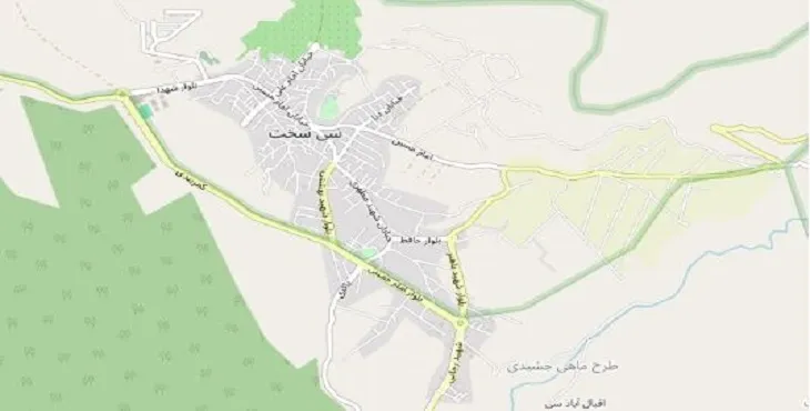 دانلود نقشه شهر سی سخت + pdf با کیفیت بالا