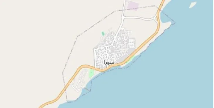 دانلود نقشه شهر سوزا + pdf با کیفیت بالا