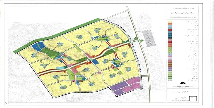 دانلود نقشه کاربری اراضی شهر رامشار