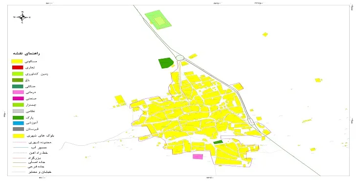 نقشه شیپ فایل (GIS) شهر تنگ ارم 1404 + عکس با کیفیت