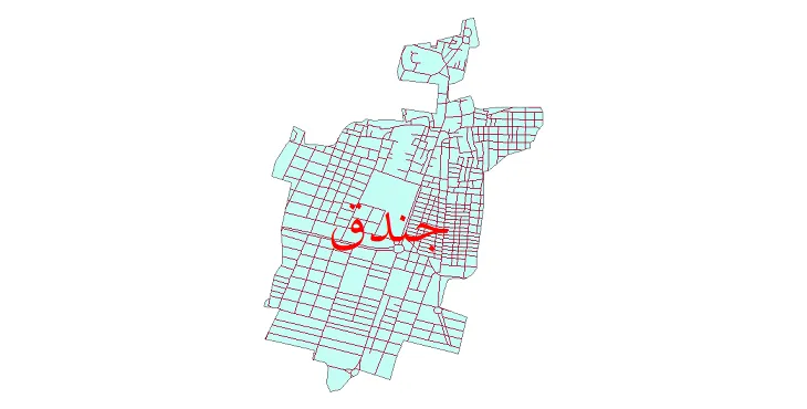 دانلود نقشه شیپ فایل شبکه معابر شهر جندق