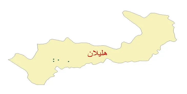 دانلود نقشه شیپ فایل کیفیت آب چاه های شهرستان هلیلان