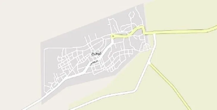 دانلود نقشه شهر کوهیج + pdf با کیفیت بالا