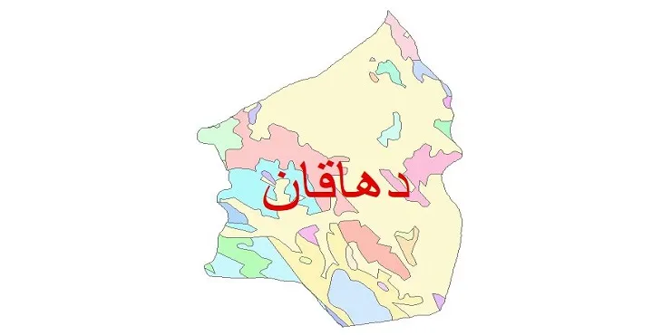 نقشه شیپ فایل (GIS) زمین‌ شناسی شهرستان دهاقان