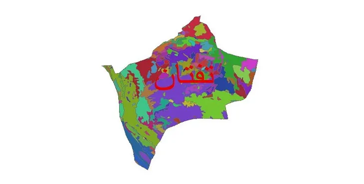 نقشه شیپ فایل (GIS) زمین‌ شناسی شهرستان تفتان