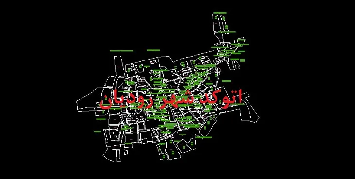 دانلود نقشه اتوکد شهر رودیان