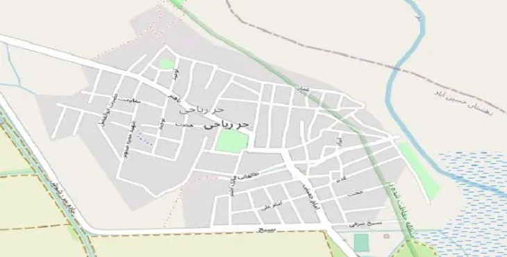 دانلود نقشه شهر حر + pdf با کیفیت بالا