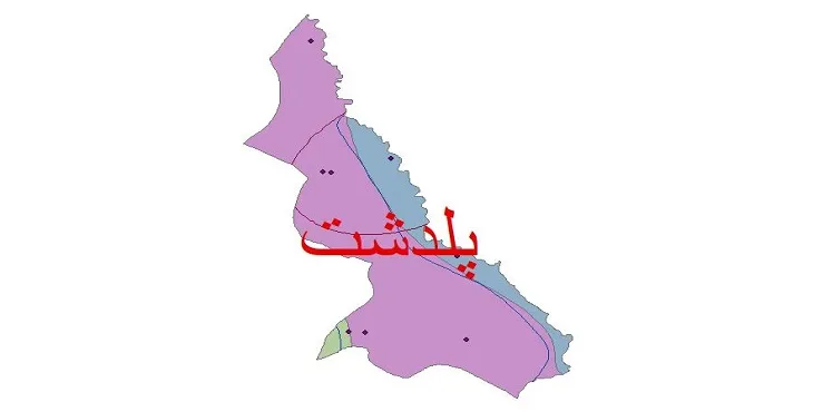 نقشه شیپ فایل اقلیمشناسی شهرستان پلدشت + 7 لایه اقلیمی