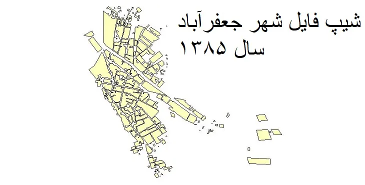 دانلود شیپ فایل بلوک آماری شهر جعفرآباد