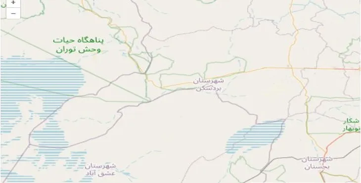 دانلود نقشه شهرستان بردسکن + pdf با کیفیت بالا