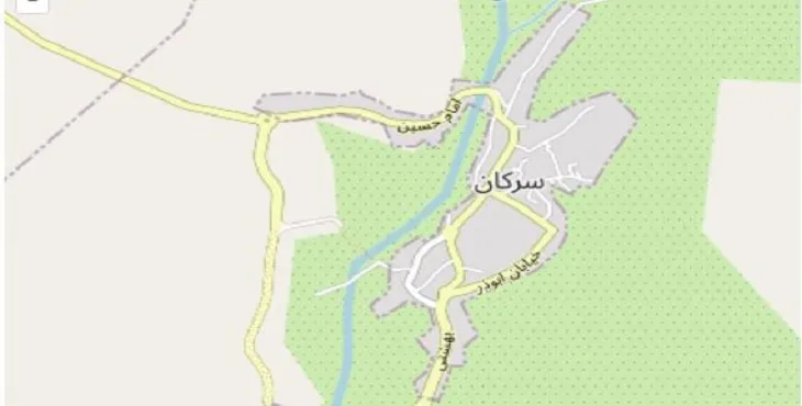 دانلود نقشه شهر سرکان + pdf با کیفیت بالا